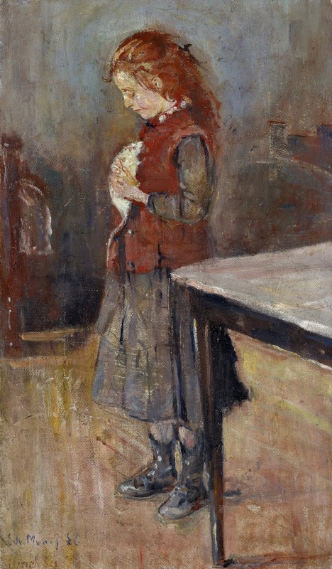 "Pictură. Figură / semifigură" by Edvard Munch