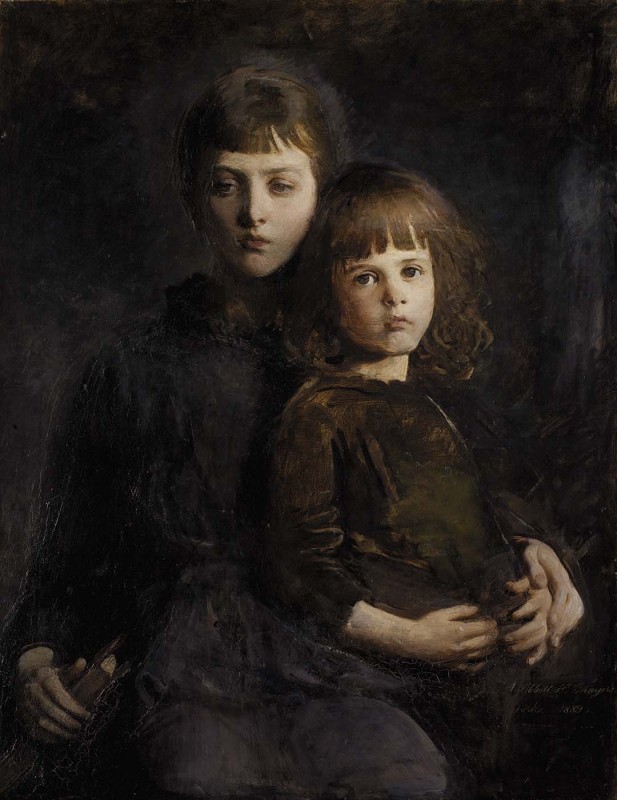 "Portret. Figură / semifigură" by Abbott Handerson Thayer
