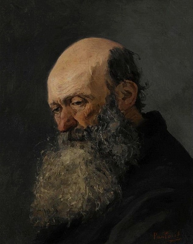 "Painting. Portrait" by Périclès Pantazis