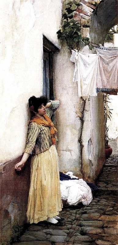 "Composition. Figure" by John William Waterhouse