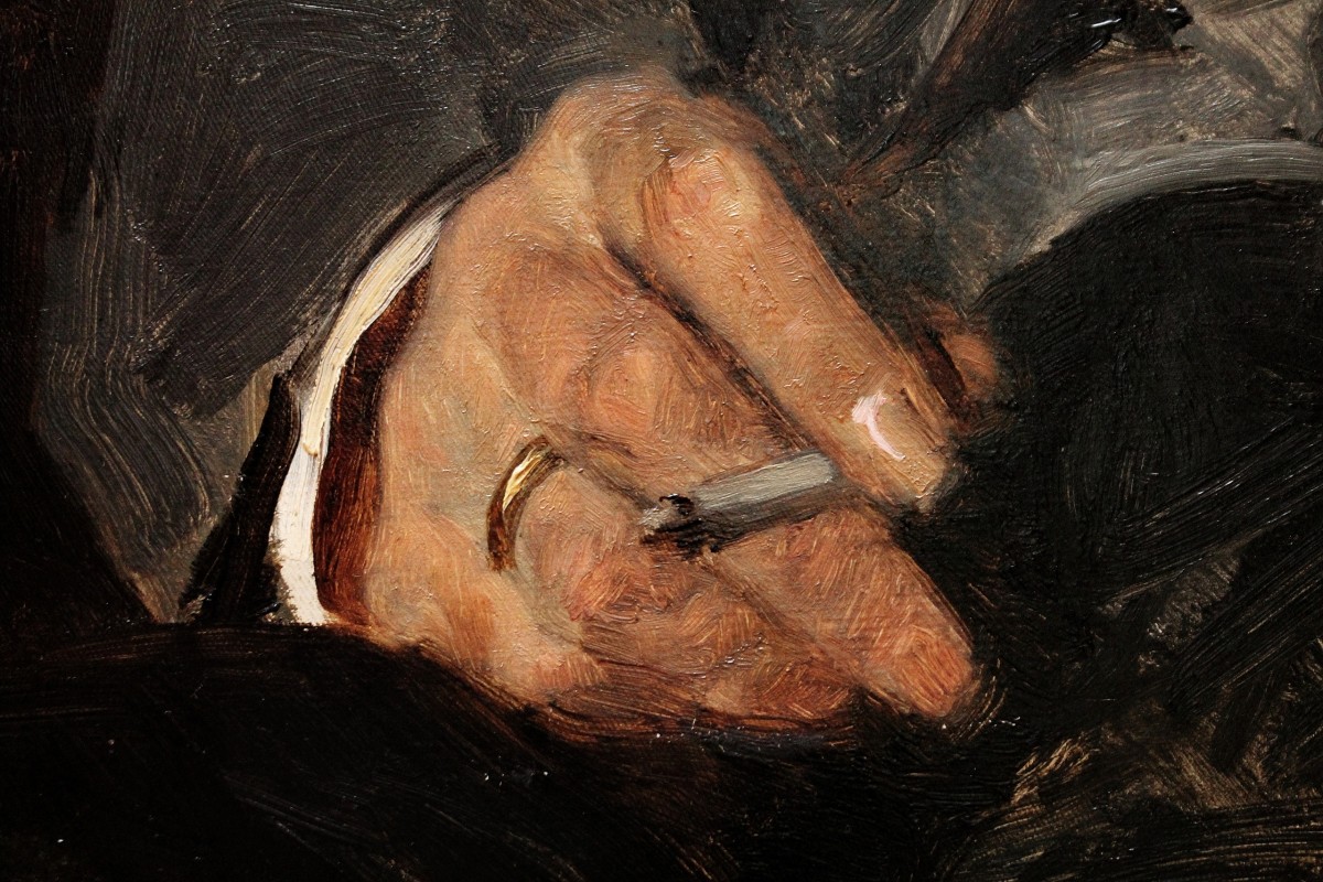"Painting. Gypsum, head, hands, feet" by Vladimir Yegorovich Makovsky
