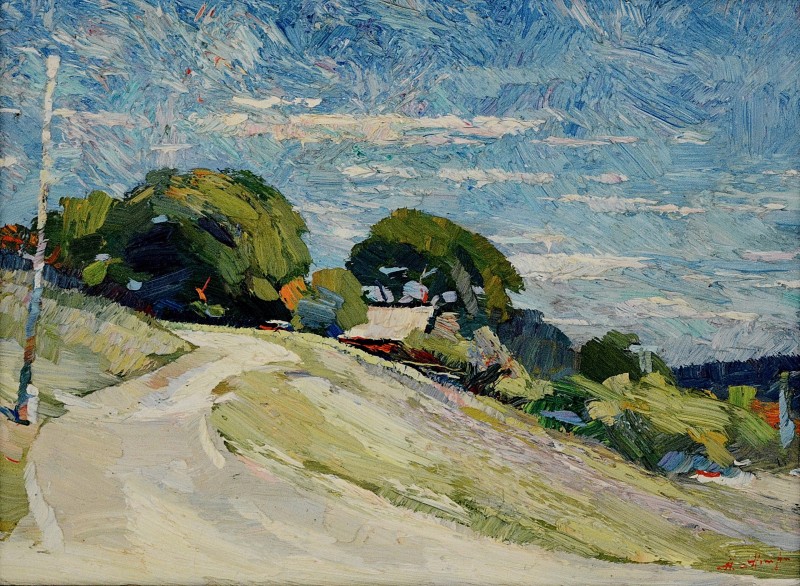 "Etude" by Anatol Ghimpu, 2004, 300x400mm, oil on canvas