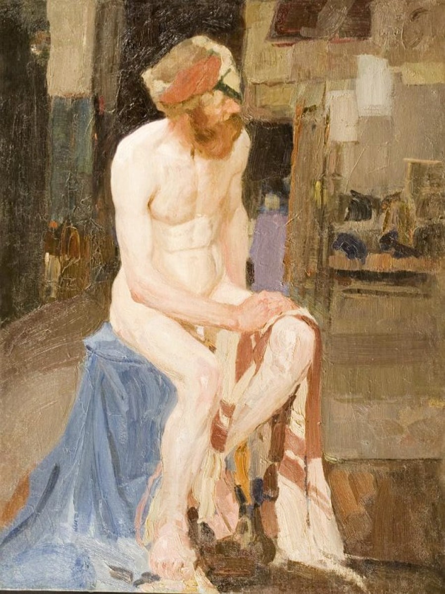 "Painting. Nude" by Alexander Ivanovich Savinov