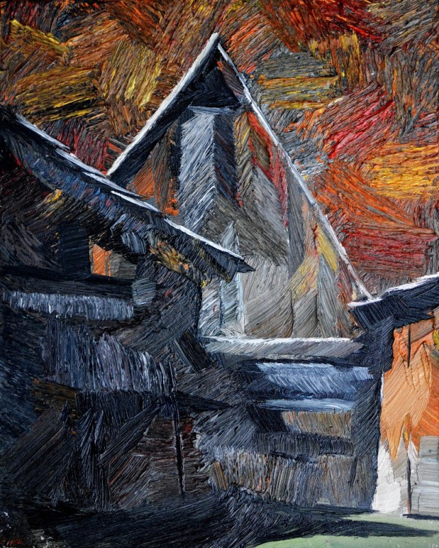 "Etude" by Ion Golubei, 2015, oil on canvas