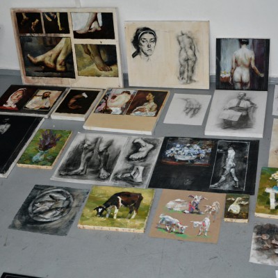 Vizionări în Liceul Academic de Arte Plastice „Igor Vieru” / Copii de pe opere. 8 septembrie 2018