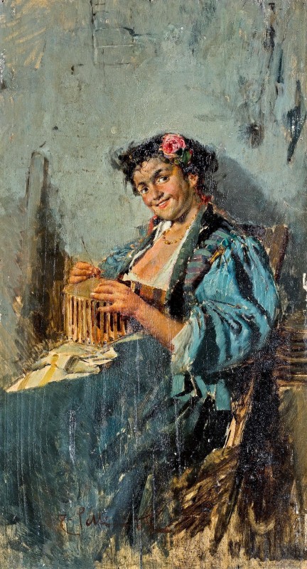 "Painting. Figure" by Tito Pellicciotti