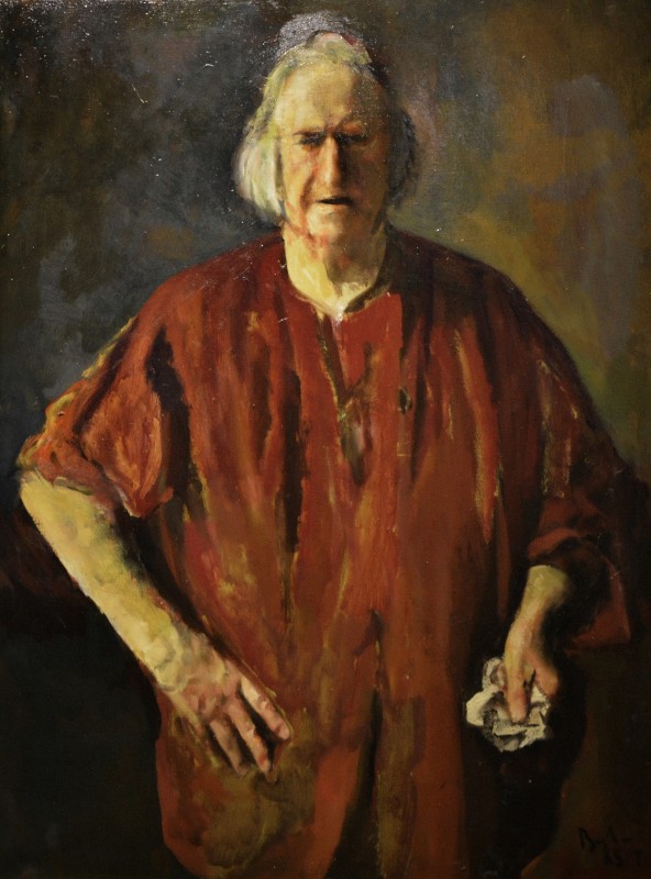"Pictură. Autoportret. Portret" by Corneliu Baba, creion pe hârtie