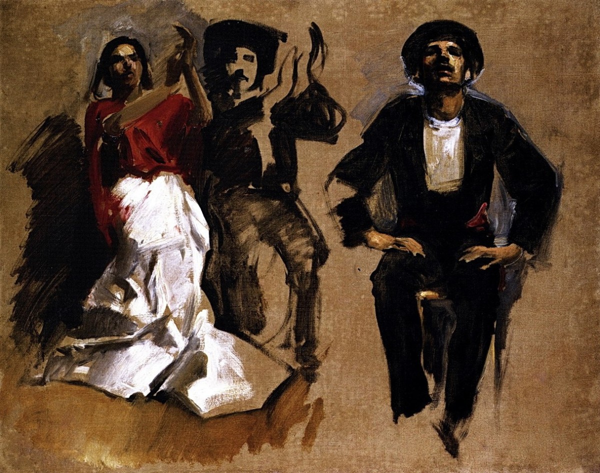 "Pictură. Oameni" by John Singer Sargent