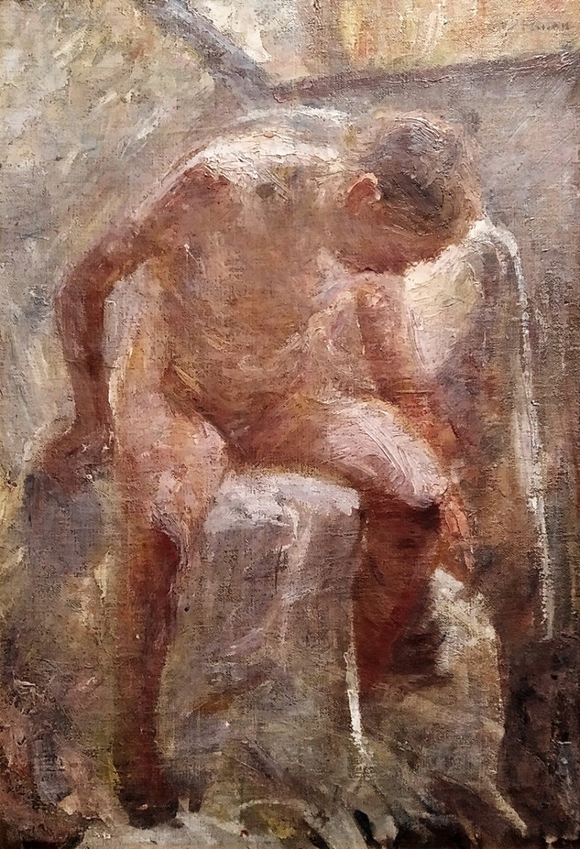 "Painting. Nude" by Matej Sternen