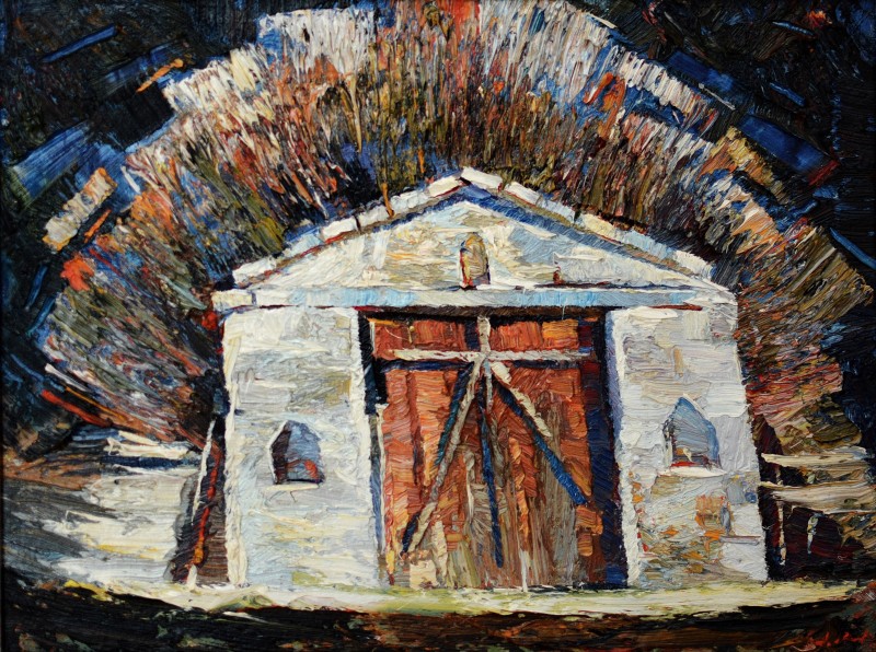 "Etude" by Anatol Ghimpu, 2005, 300x400mm, oil on canvas