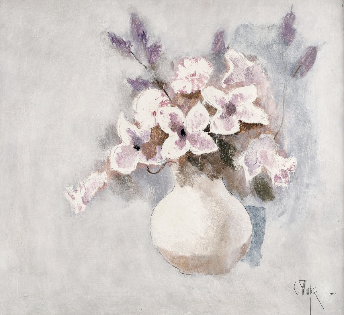 "Painting. Flowers" by Constantin Piliuţă