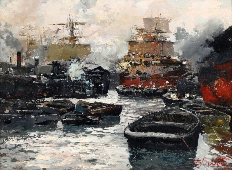 "Живопись. Морской пейзаж" by Езелино Брианте