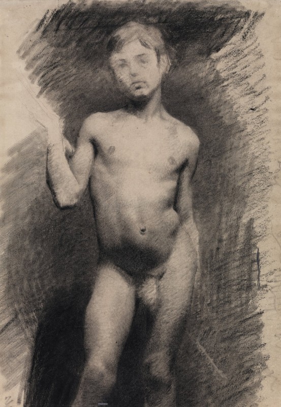 "Desen. Nud" by Vilhelm Hammershøi