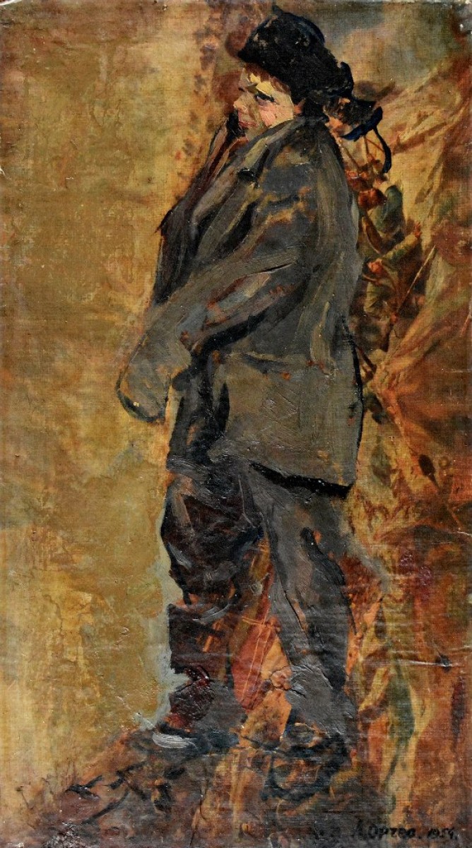"Painting. Figure" by Afanasie Oprea