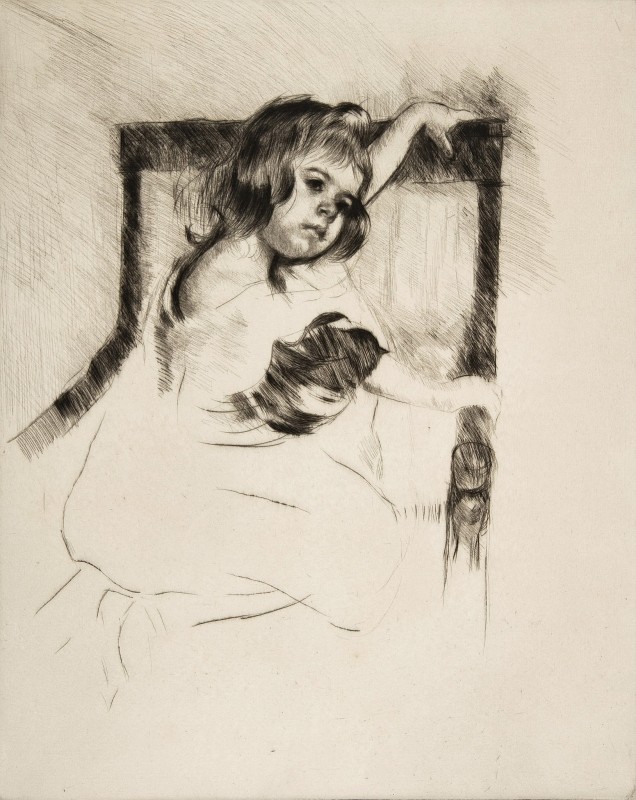 "Drawing. Figure" by Mary Cassatt
