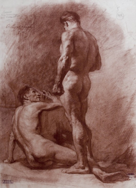 "Drawing. Nude" by Oleg Arkadevich Yeremeev