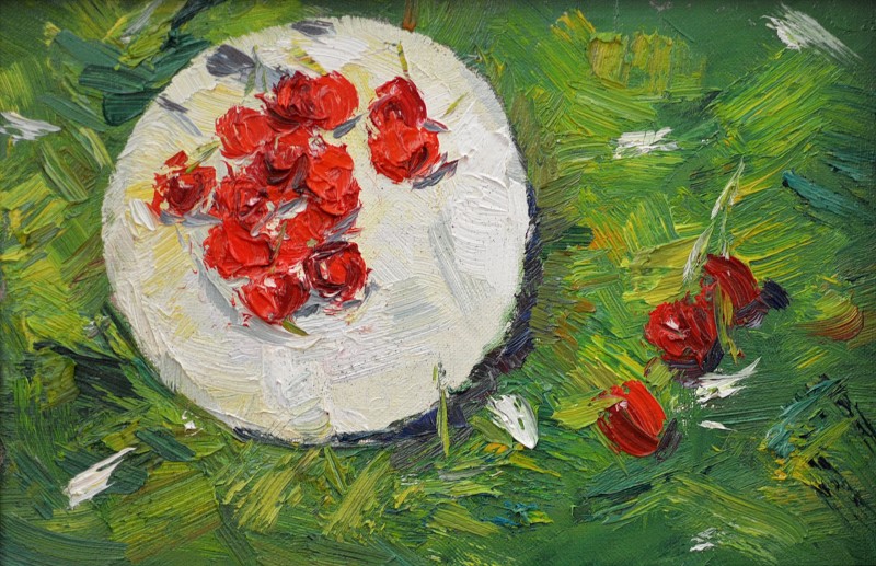 "Живопись. Пленэр. Продолжительный" by Наталиа Бзовии, 200x300mm, масло / холст