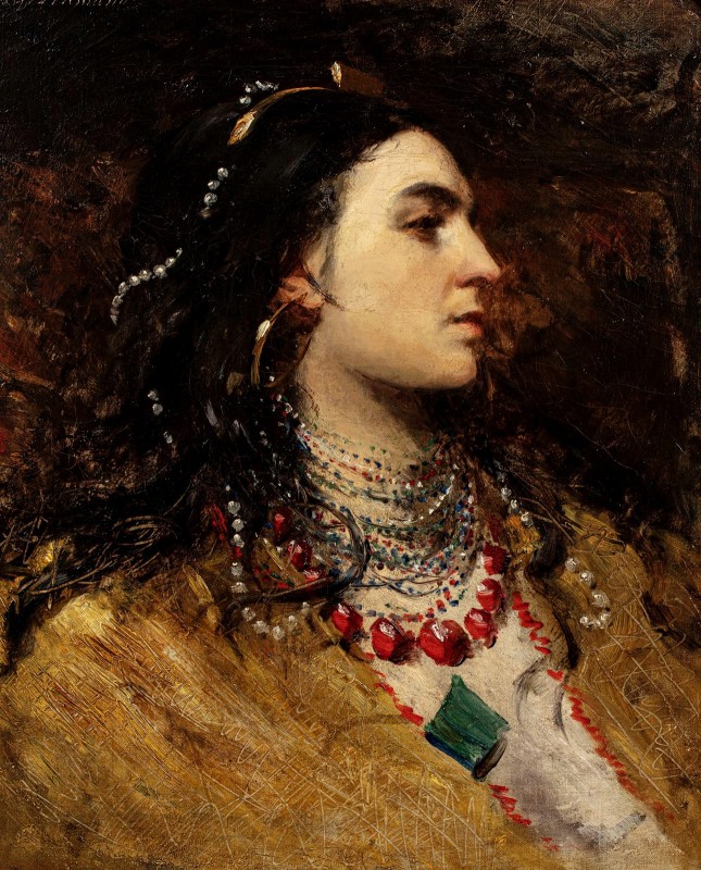 "Painting. Portrait" by Gregoire Lehmann