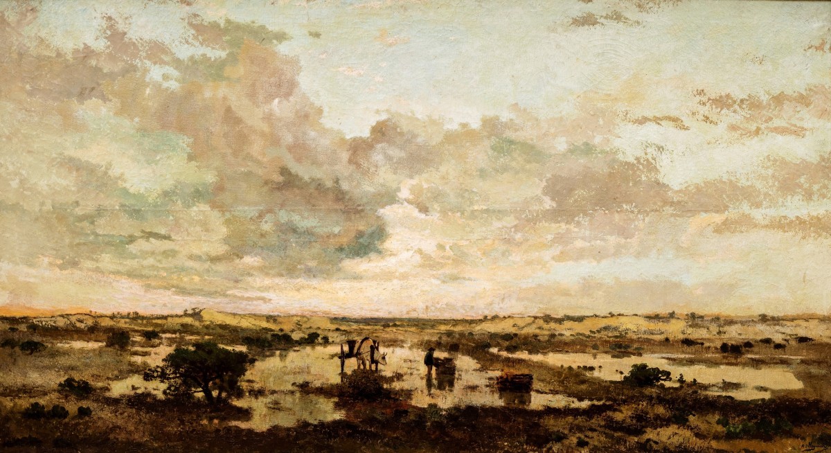 "Pictură. Peisaj" by Adrien-Joseph Heymans