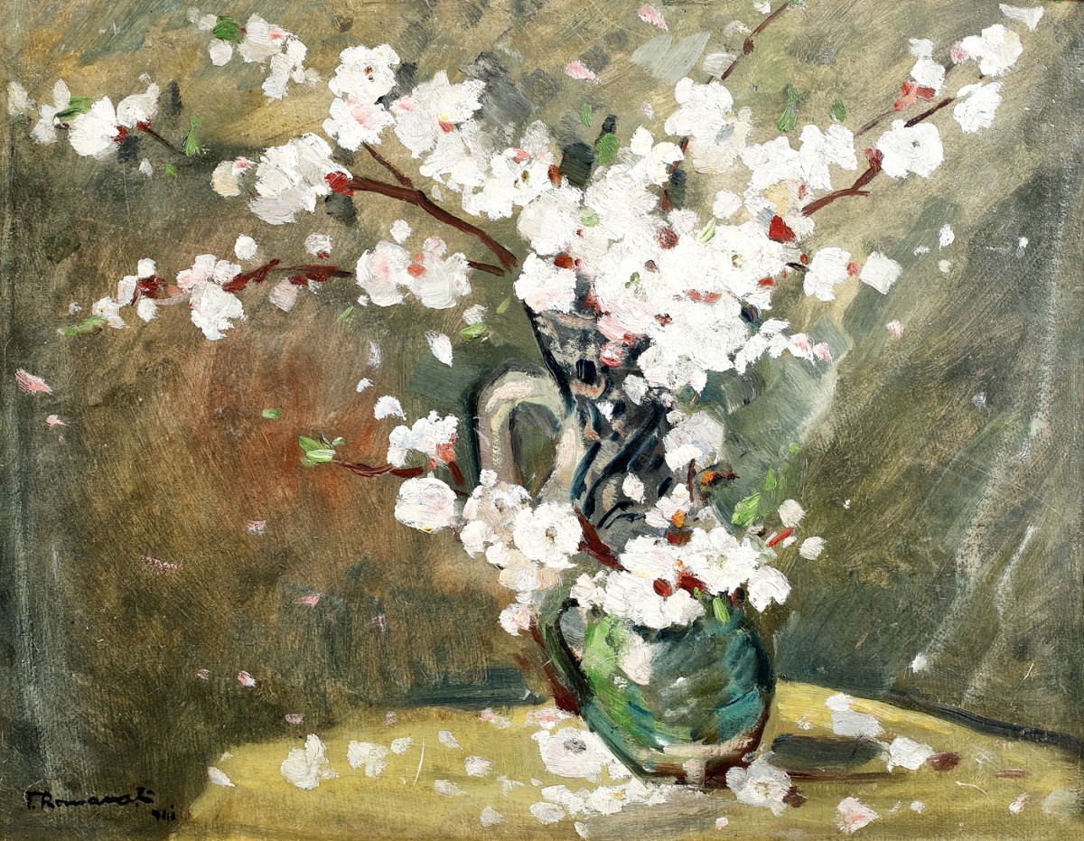 "Painting. Flowers" by Gheorghe Teodorescu Romanaţi