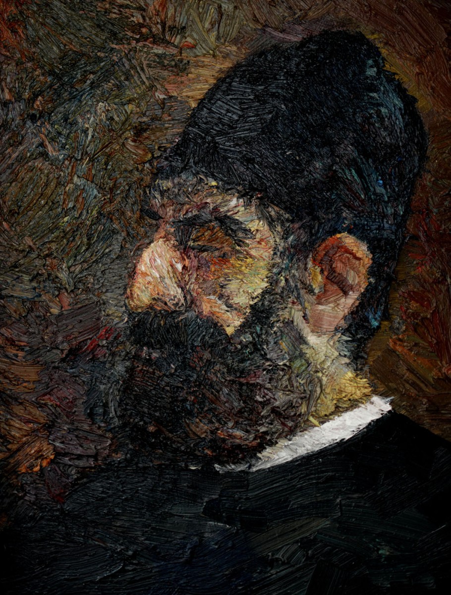 "Portret" by Vlada Cibuc, 2014, 400x300mm, ulei pe pânză