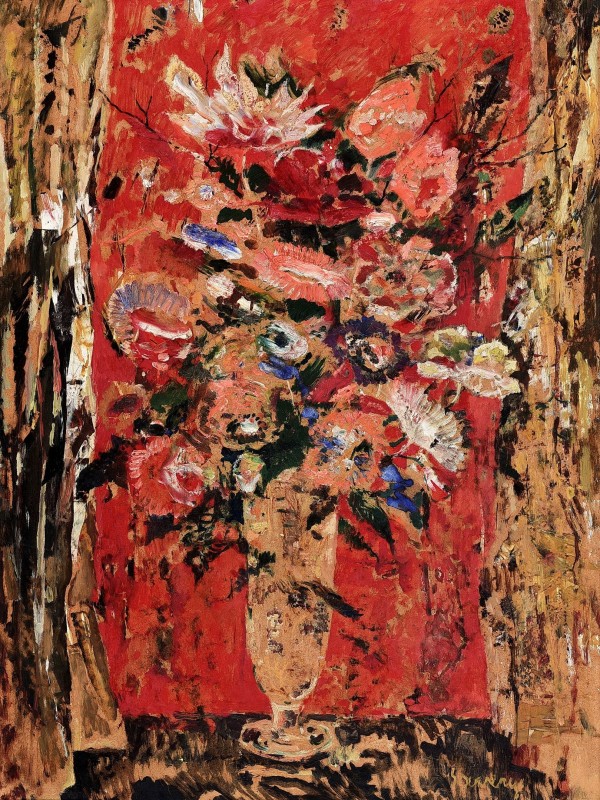 "Pictură. Flori" by Albert Saverys