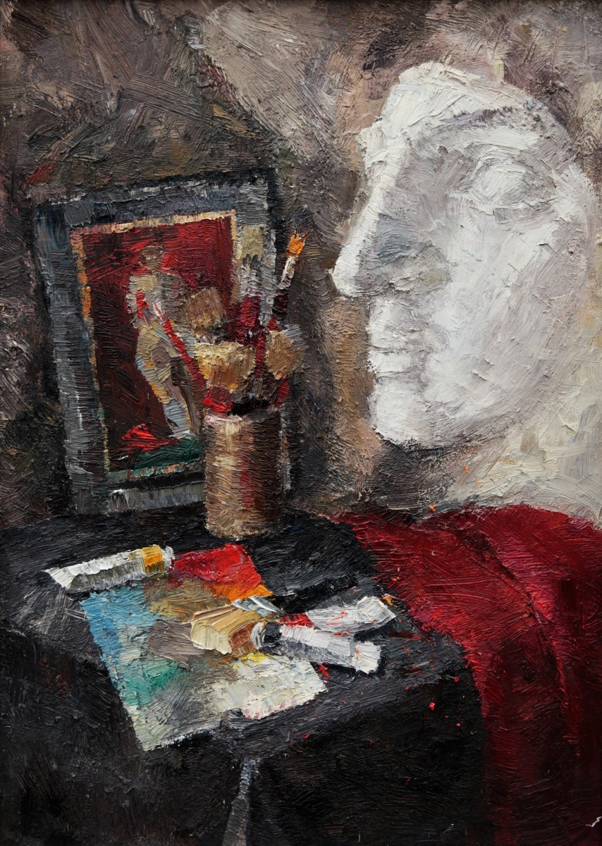 "Painting. Long term" by Alexandra Clapatiuc, 690x500mm, oil on canvas
