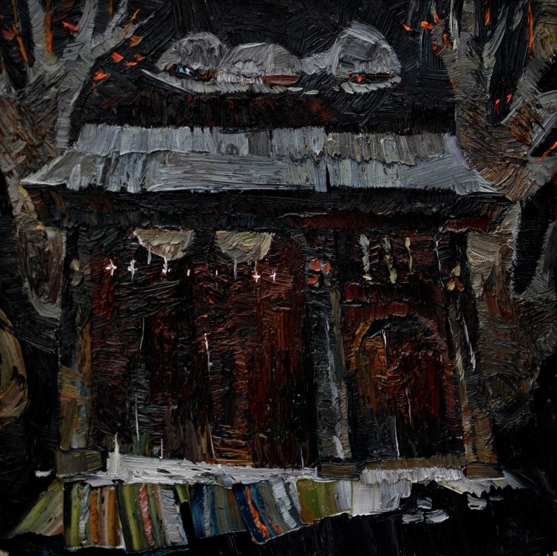 "Pictură. Pleinair. Pleinair România" by Natalia Fostica, ulei pe pânză
