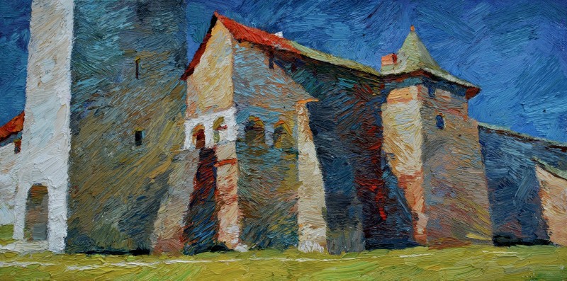 "Живопись. Пленэр. Пленэр в Румынии" by Максим Романиуc, масло / холст