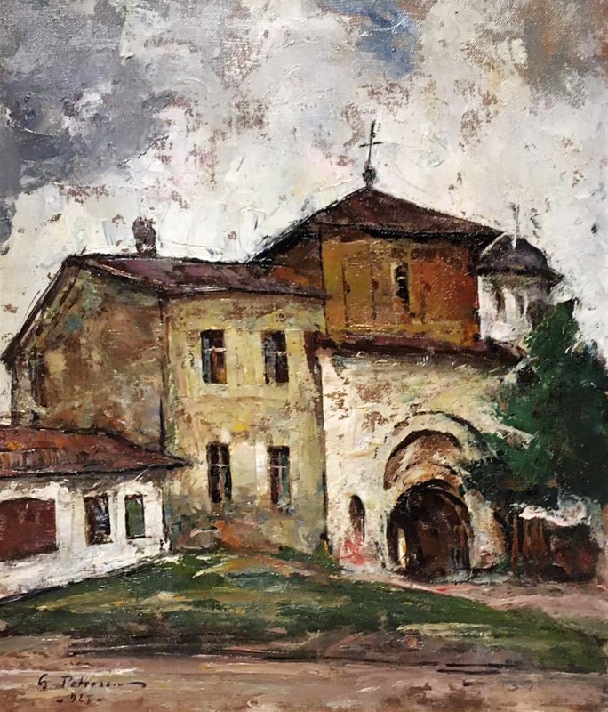 "Painting. Fortresses and churches" by Gheorghe Petrașcu