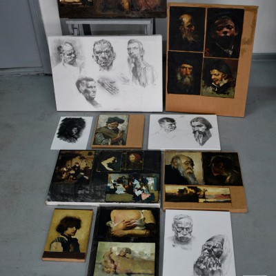 Vizionări în Liceul Academic de Arte Plastice „Igor Vieru” / Copii de pe opere. 8 septembrie 2018