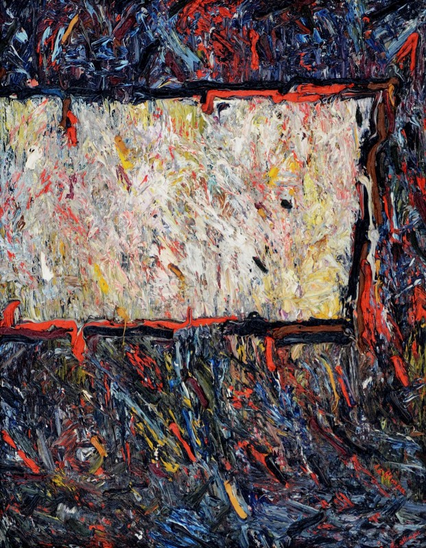 "Căpșuni (Strawberries)" by Anatol Ghimpu, 1993, 500x400mm, oil on canvas