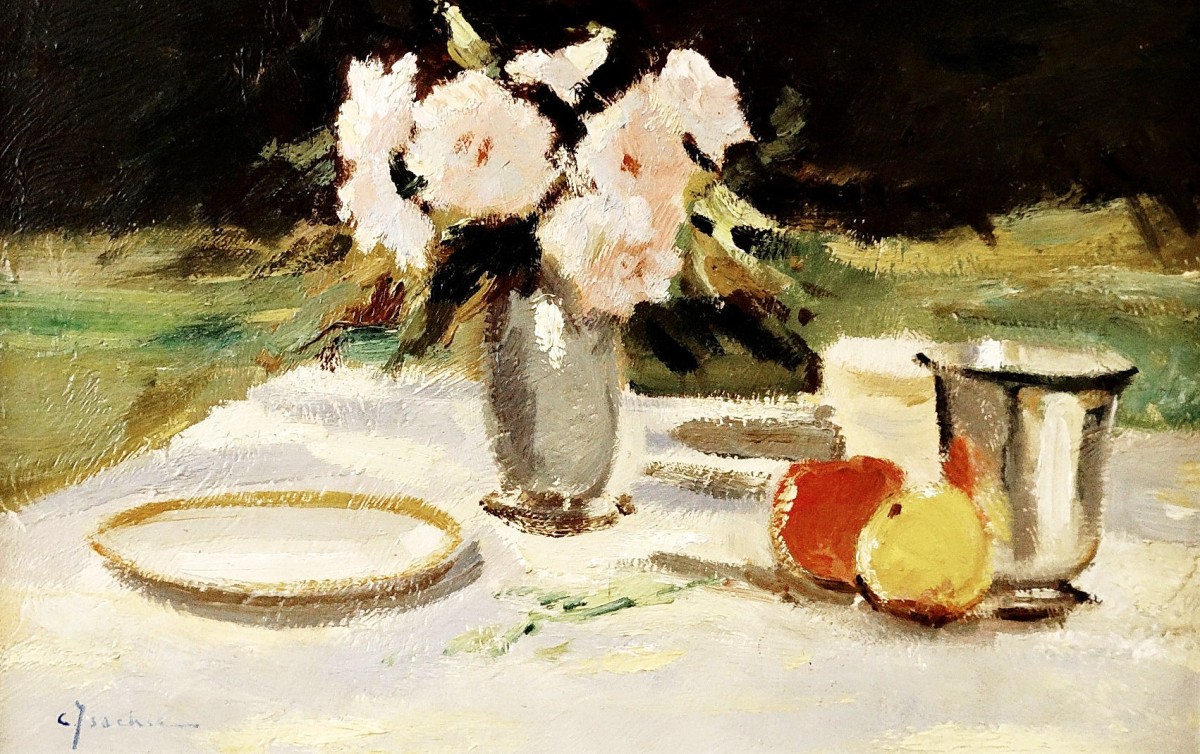 "Pictură. Natură statică" by Constantin Isachie Popescu