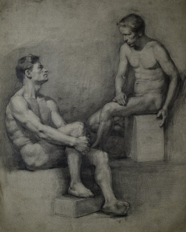 "Drawing. Nude" by Petre Achițenie