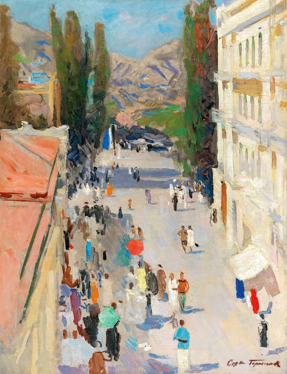 "Painting. Urban" by Sergey Vasilyevich Gerasimov