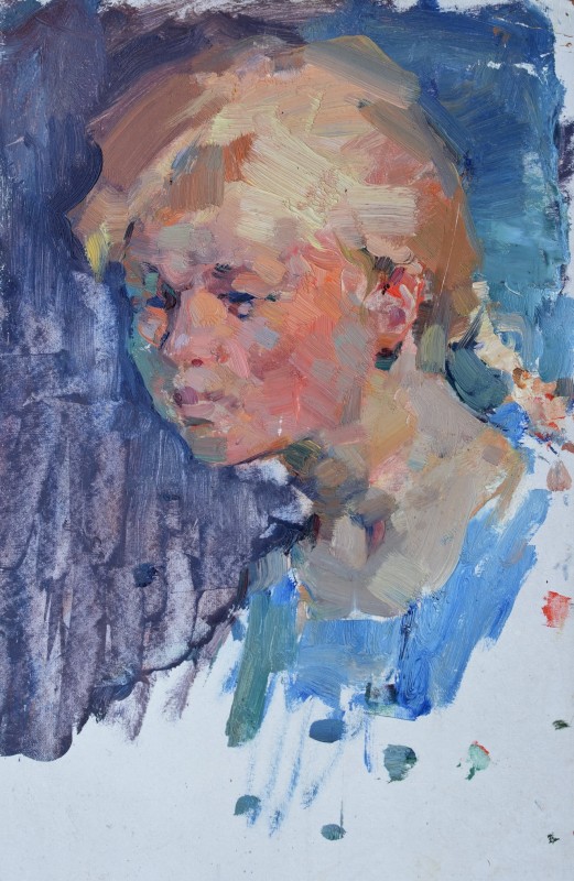 "Painting. Portrait" by Anatoly Ivanovich Kalchak