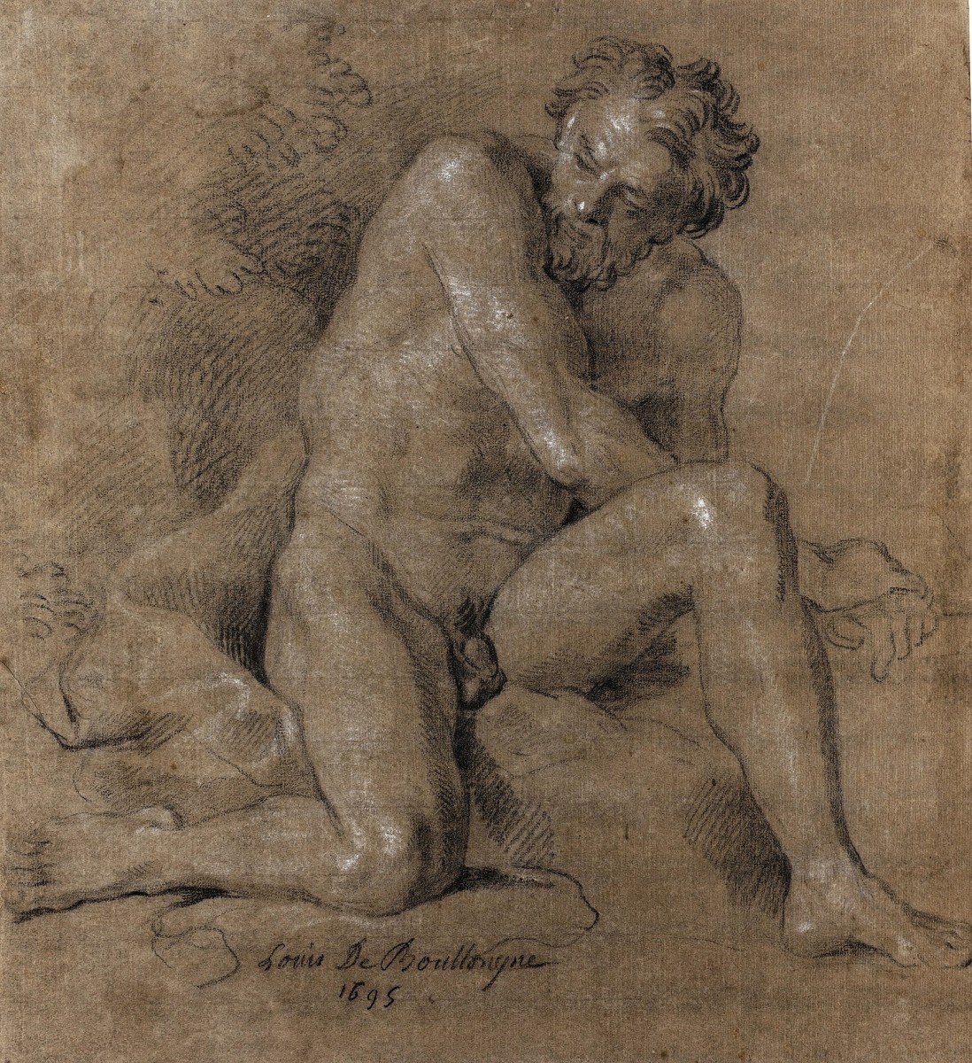 "Desen. Nud" by Louis de Boullogne