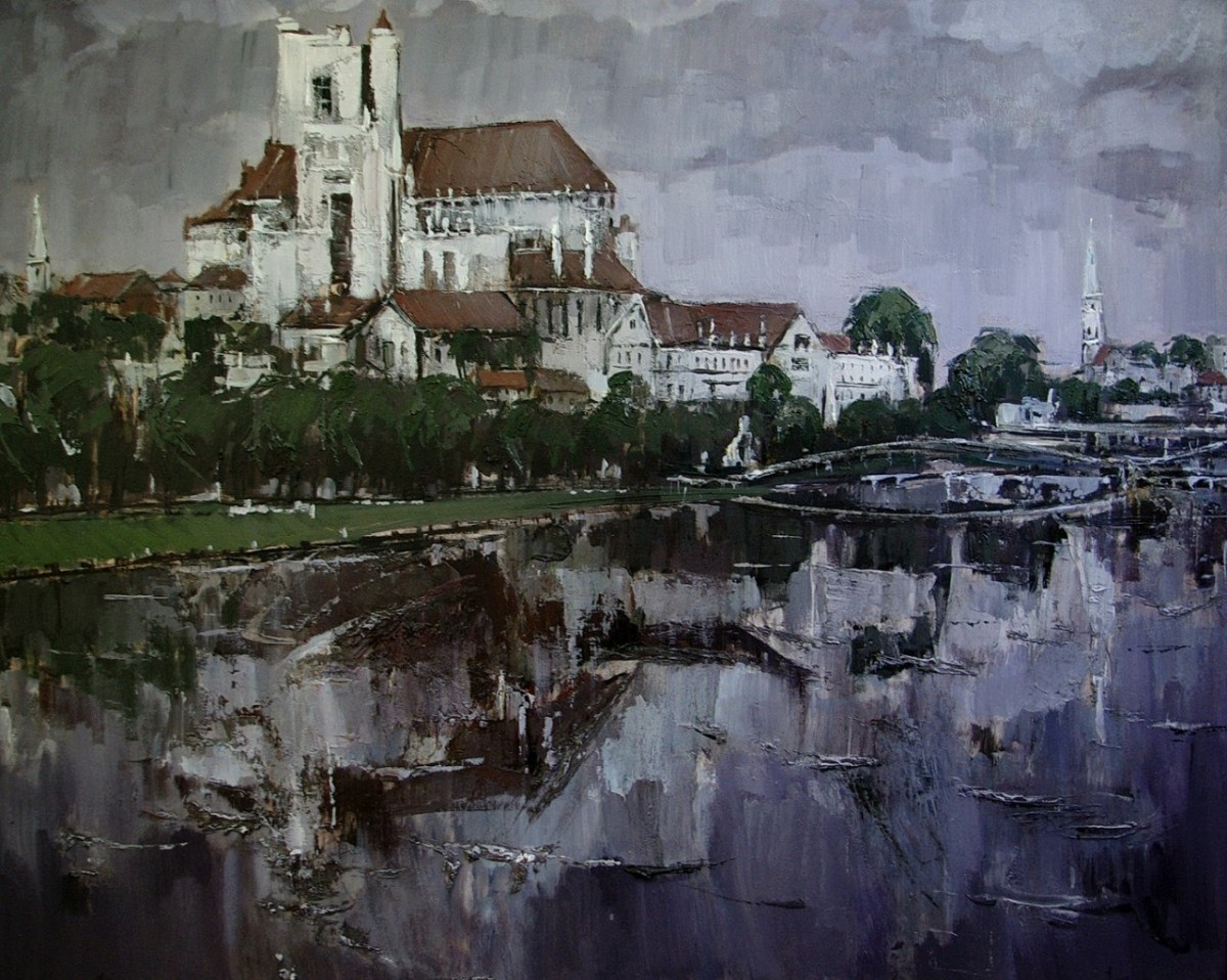 "Painting. Landscape. Fortresses and churches" by Iurie Șibaev