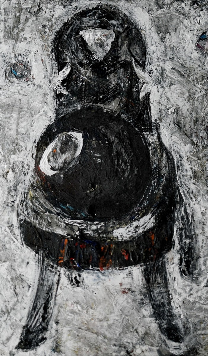 "Compoziție. Natură statică" by Cezar Ciobanu, 2015, 400x250mm, ulei pe pânză