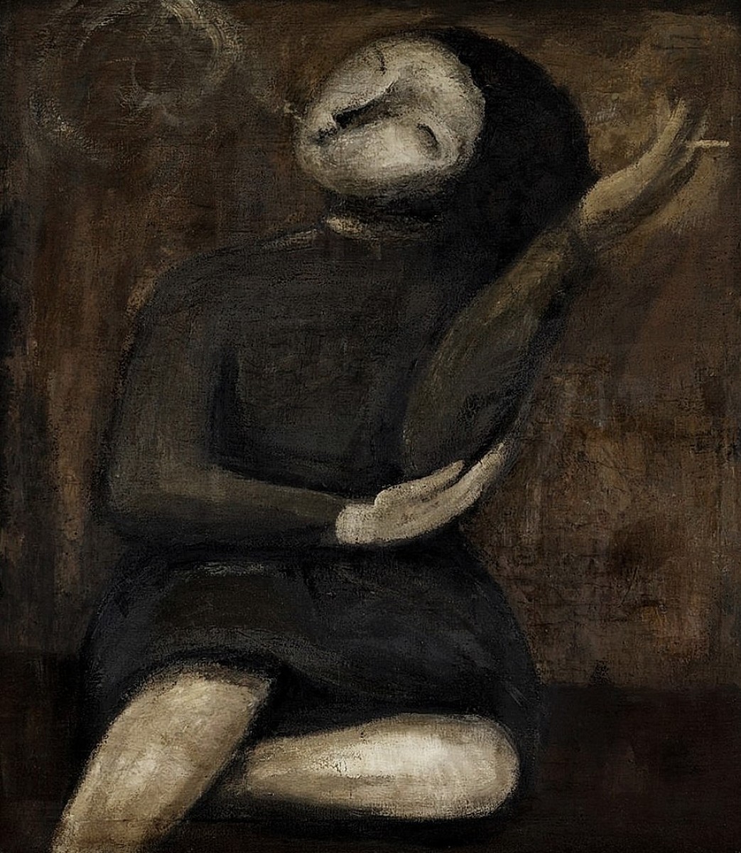 "Pictură. Figură / semifigură" by Peter Herkenrath