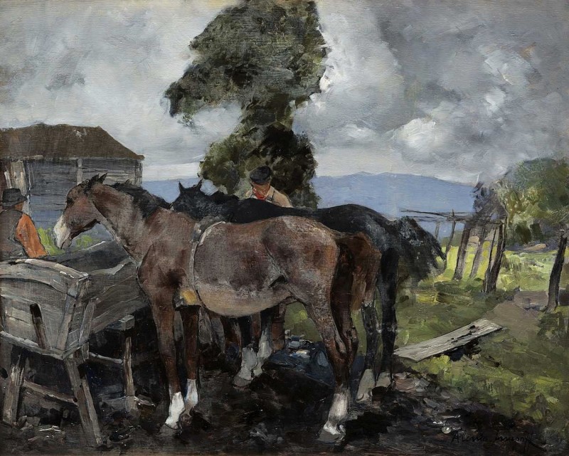 "Pictură. Peisaj. Animale" by Alessio Issupoff