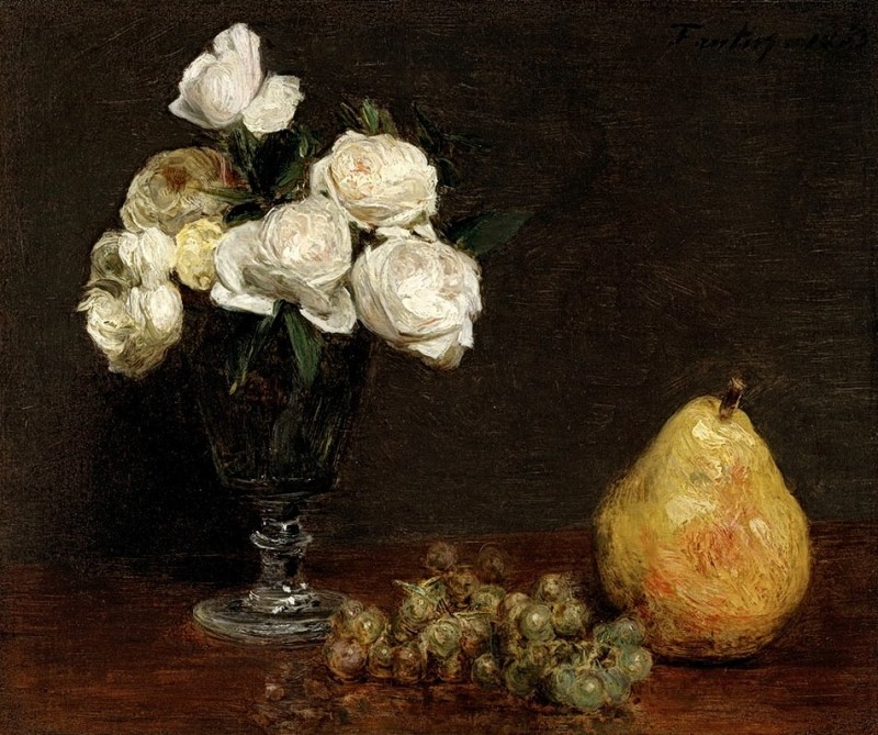 "Pictură. Natură statică" by Henri Fantin-Latour