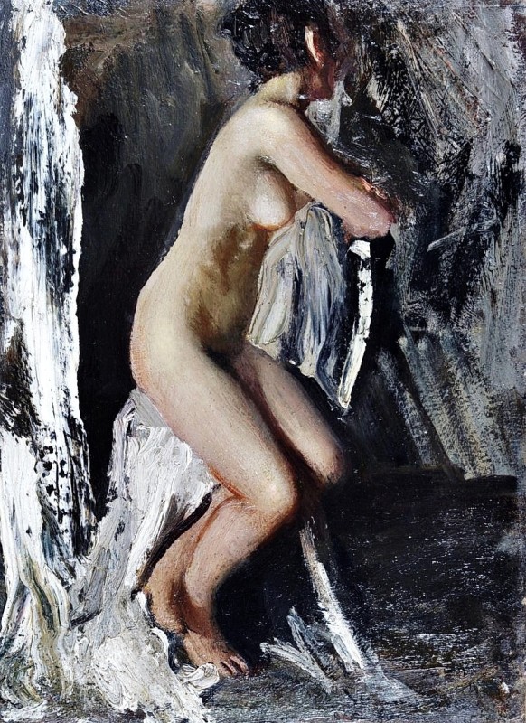 "Painting. Nude" by Eugenio Viti