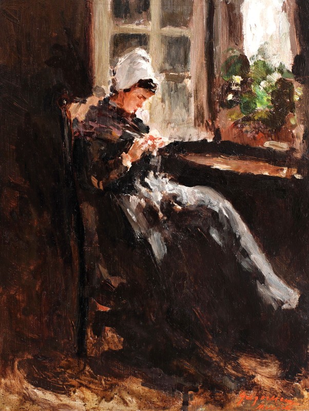 "Composition. Figure" by Nicolae Grigorescu