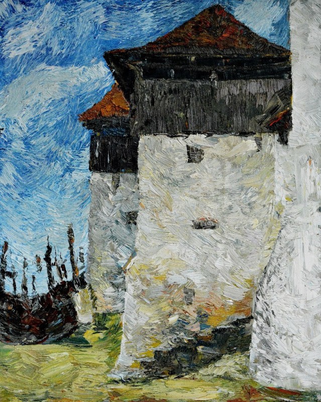 "Studiu" by Emilia Baltag, 2015, oil on canvas