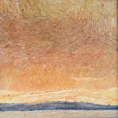 "Motiv" by Alexandra Clapatiuc, 2009, 320x320mm, ulei pe pânză