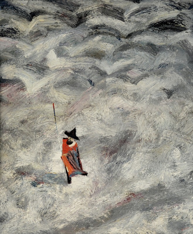 "Этюд" by Анатол Гимпу, 1998, 1050x900mm, масло / холст