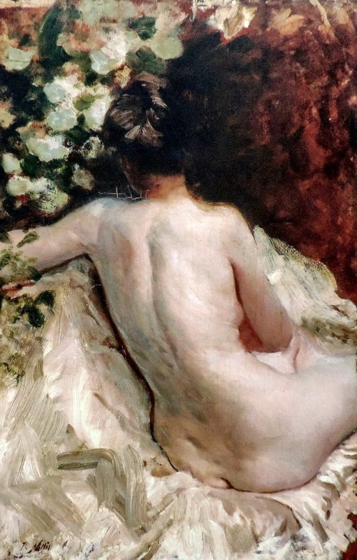 "Painting. Nude" by Giuseppe De Nittis