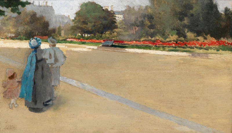 "Composition. People" by Giuseppe De Nittis