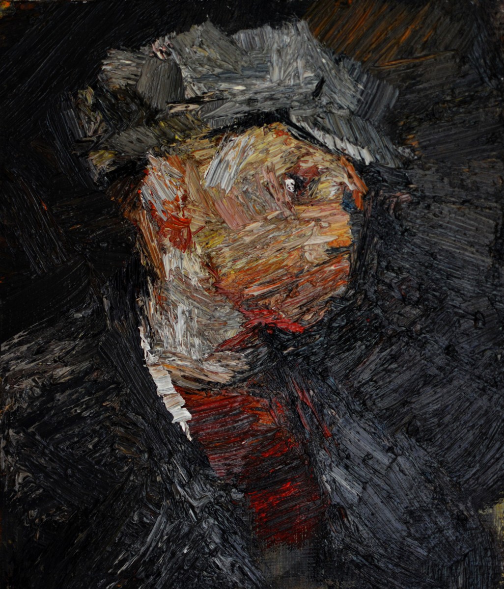 "Этюд. Портрет" by Ион Голубей, 2016, 300x250mm, масло / холст